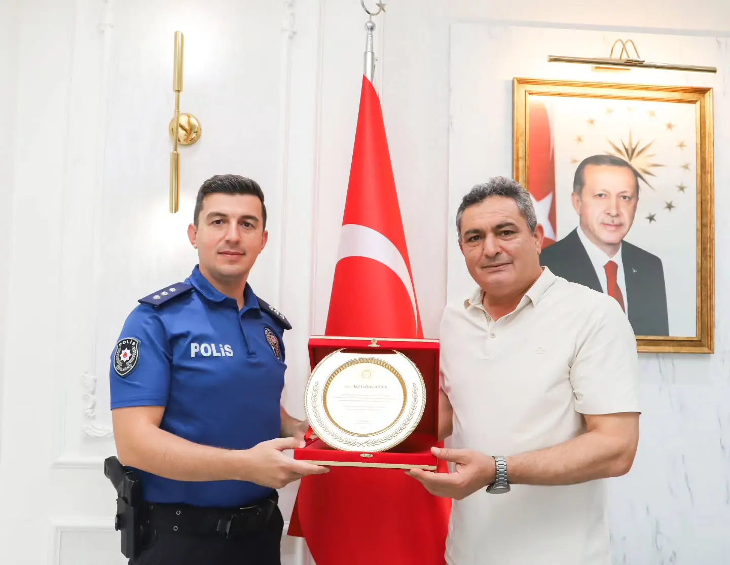 Emniyet Amirine veda toplantısı düzenlendi