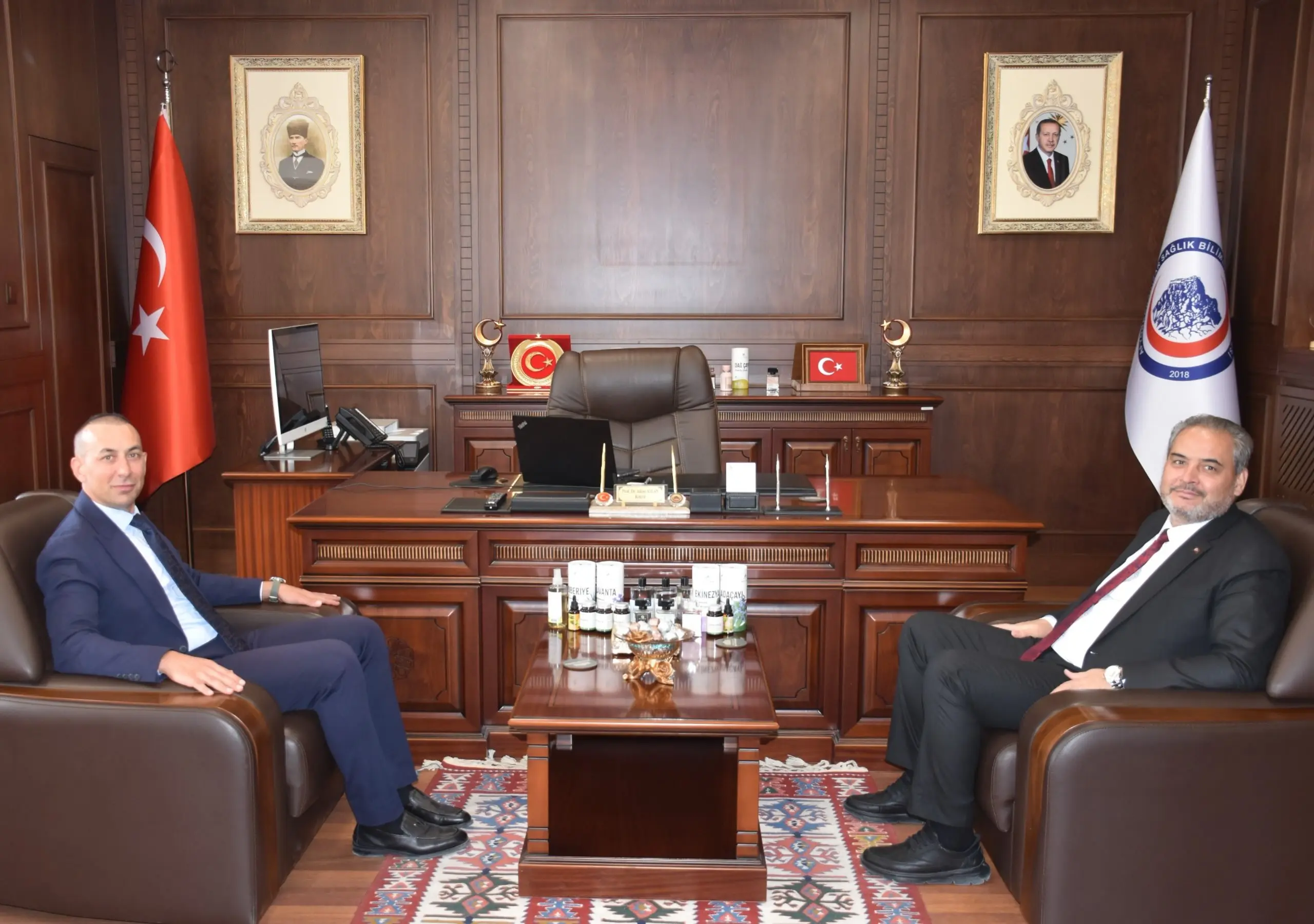 Rektör Adem Aslan, Vali Yardımcısını Ağırladı