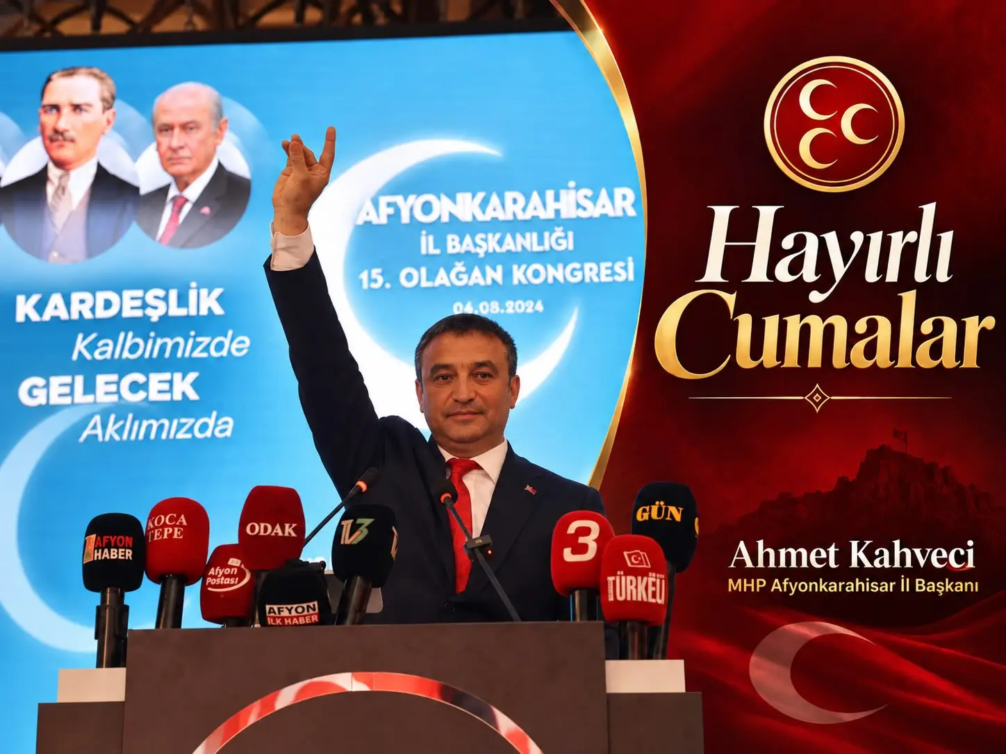 MHP Afyon İl Başkanlığı'ndan Cuma mesajı