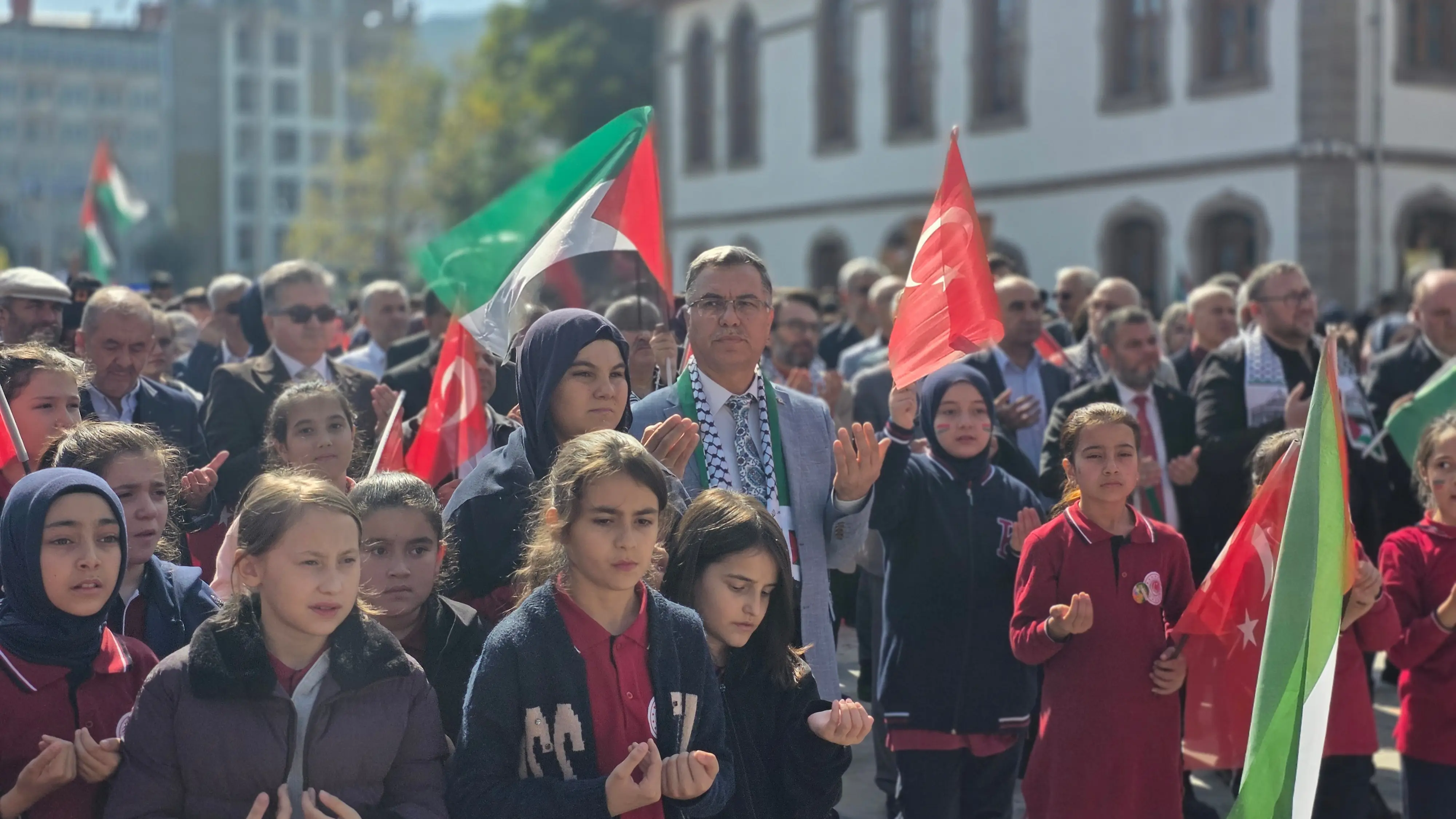 Afyonkarahisar'dan Gazze'ye Dayanışma Yürüyüşü