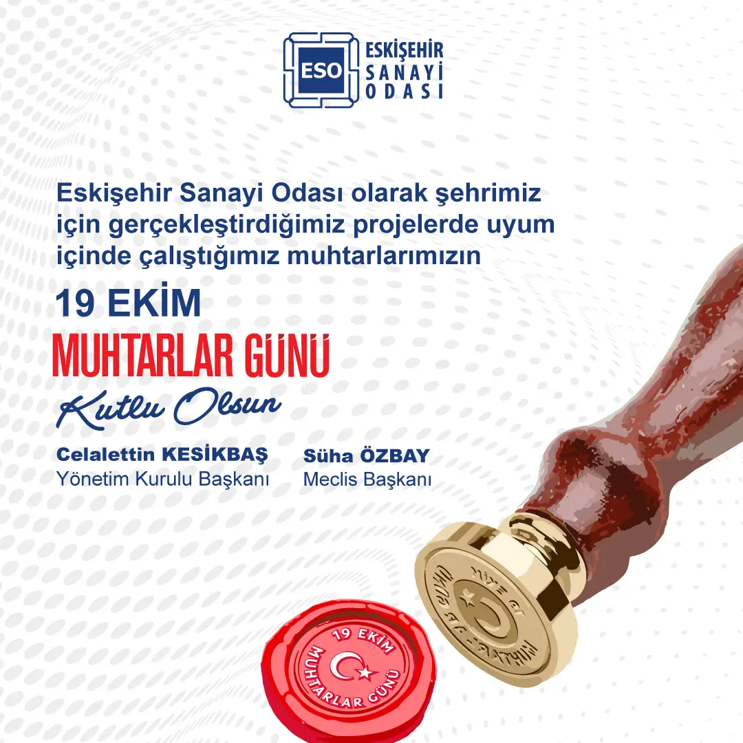Eskişehir Sanayi Odası'ndan Muhtarlar Günü Kutlaması