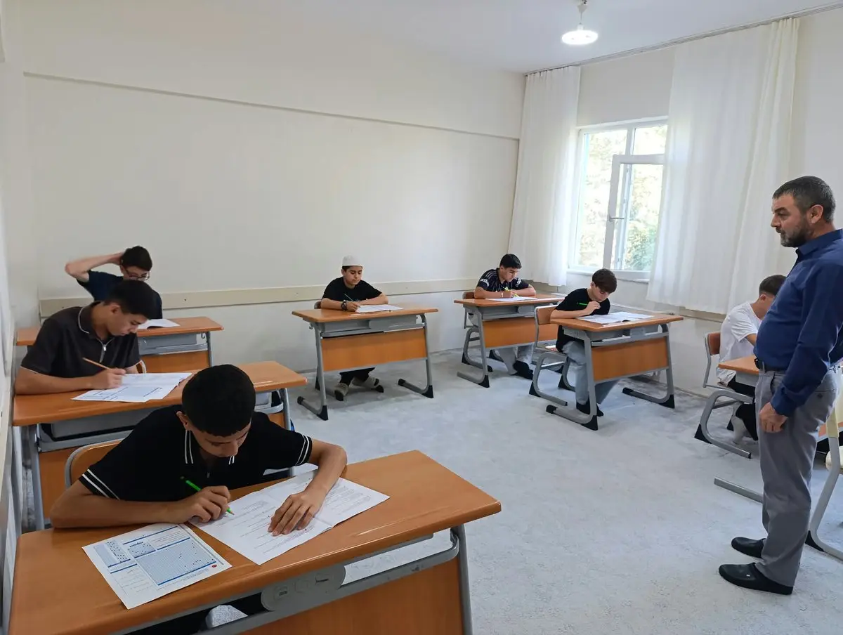 Hafızlık Kur'an kurslarında sınav yapıldı