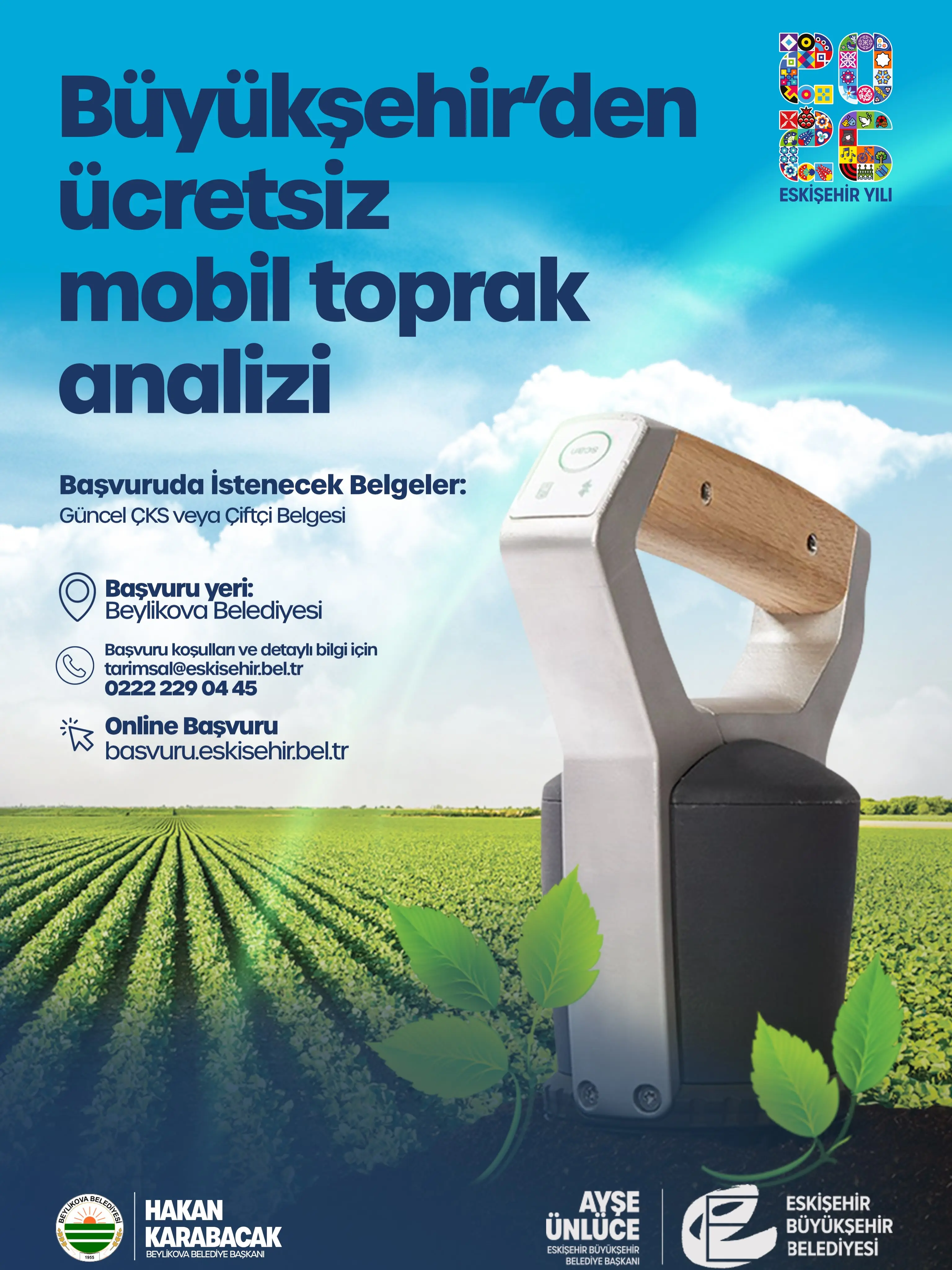 Ücretsiz Mobil Toprak Analizi Hizmeti