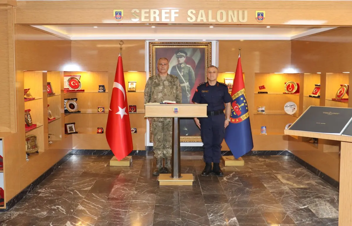 Isparta'da Jandarma Komutanları Ziyaret Gerçekleştirdi