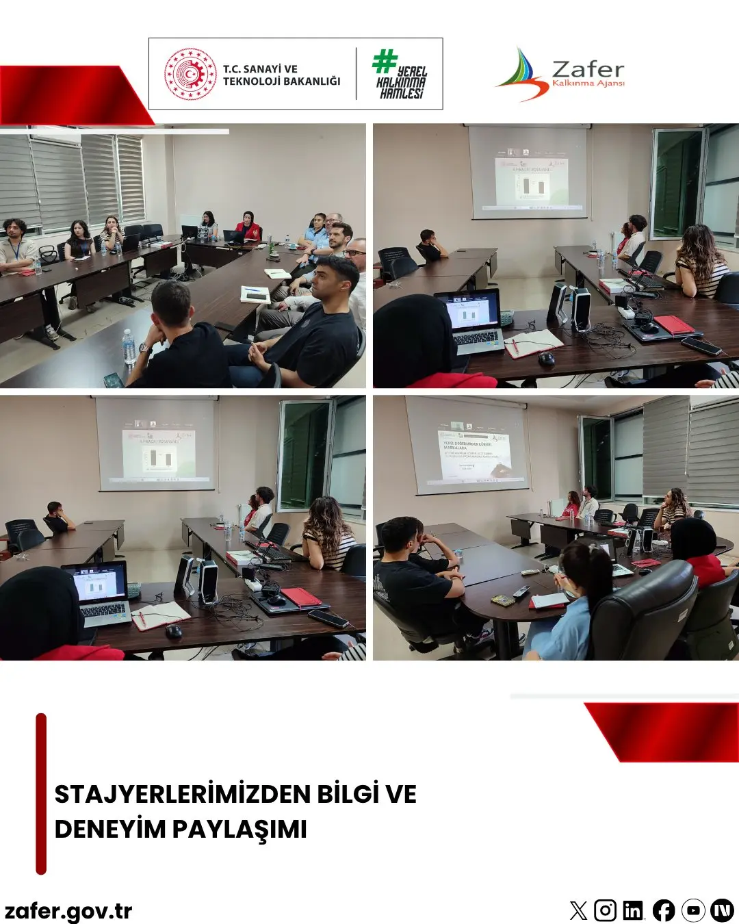 Stajyerlerden Farklı Konularda Sunumlar