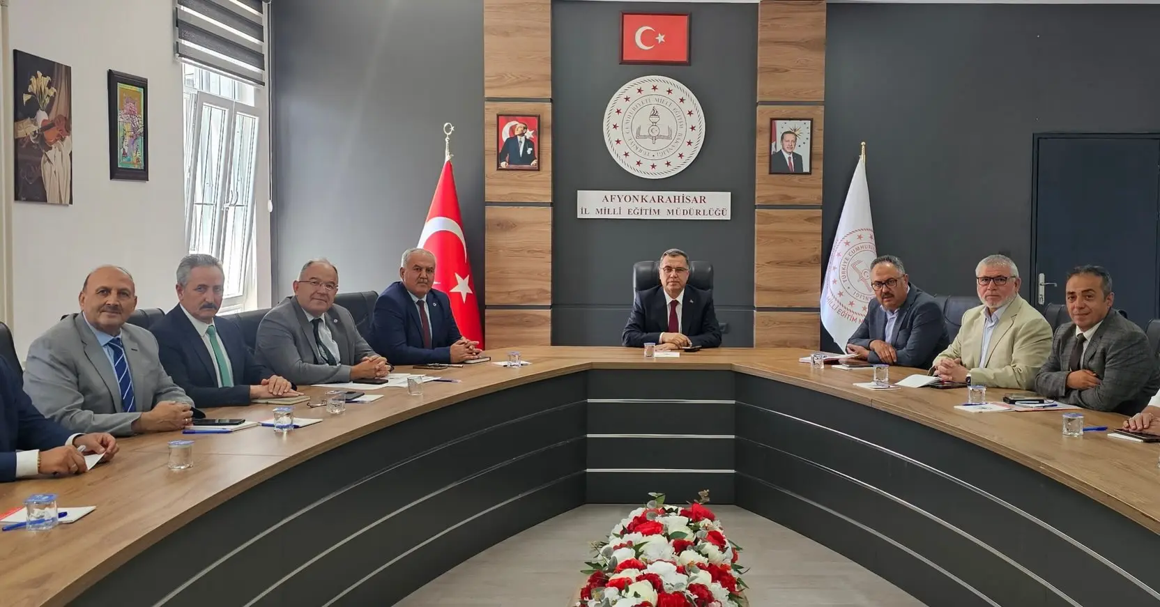 Yeni İl Milli Eğitim Müdürü İlk Toplantısını Gerçekleştirdi