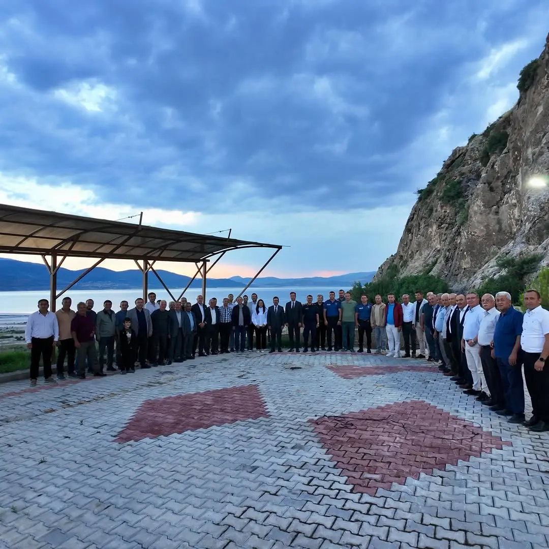 Kaymakam Mustafa Turan'a veda yemeği düzenlendi