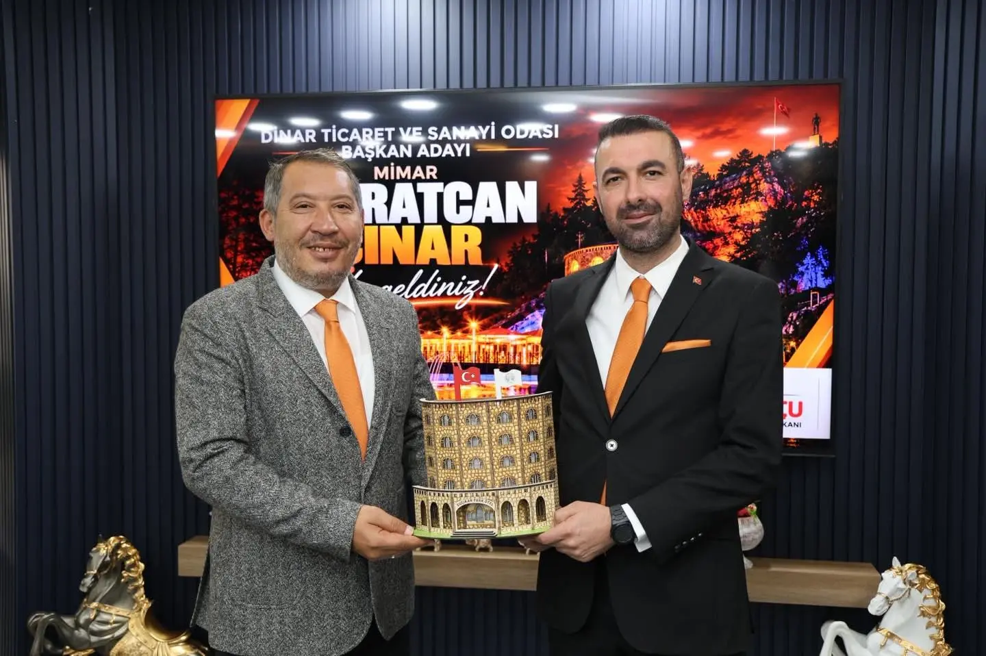 Dinar'da Ticaret ve Sanayi Odası Ziyareti