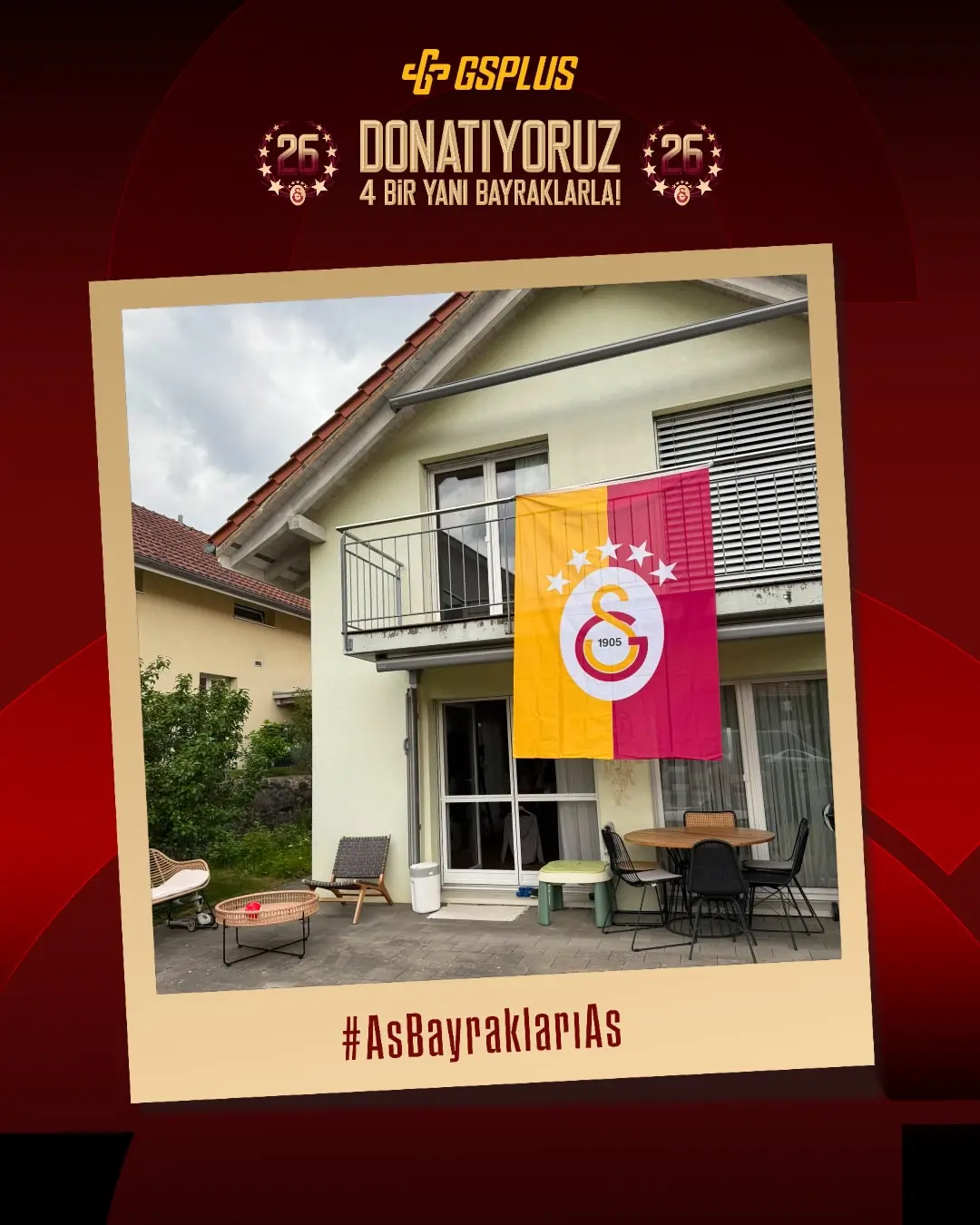 Galatasaray, As Bayrakları As projesini tamamladı