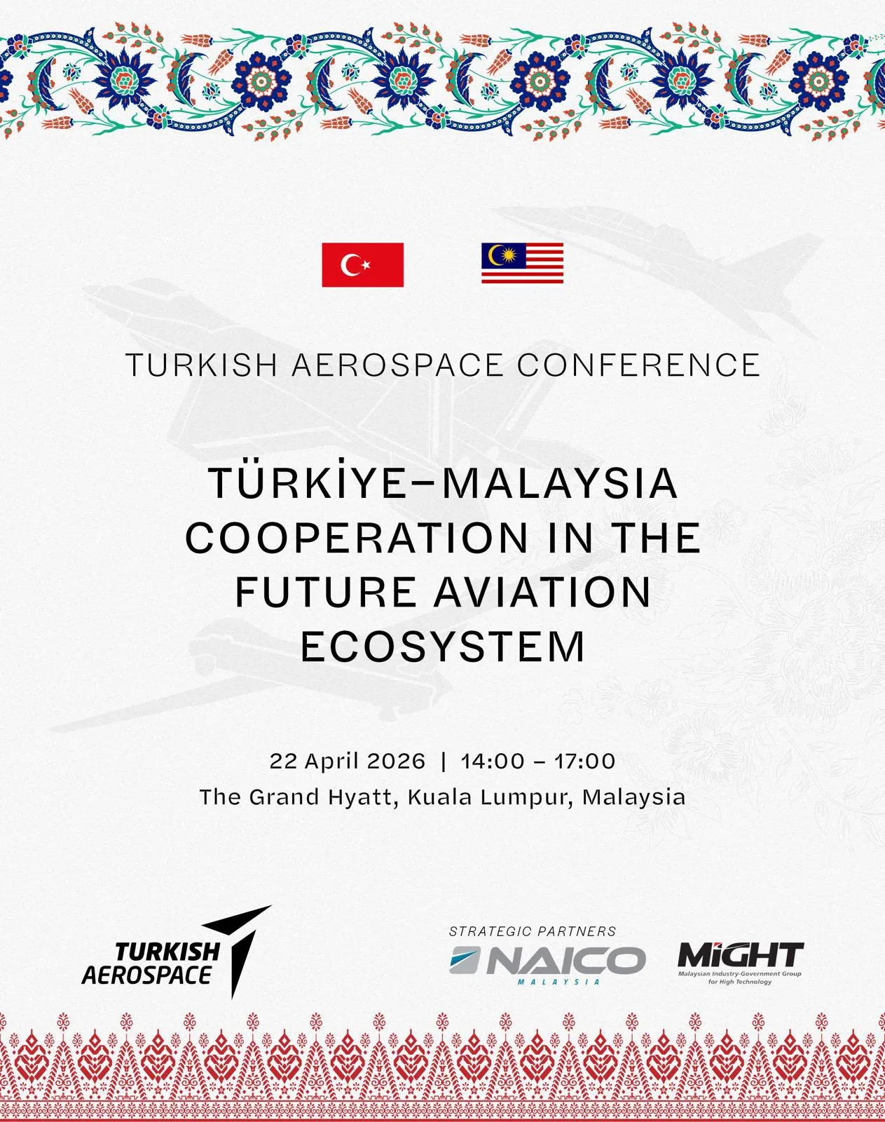 Türkiye-Malezya Havacılık Konferansı Gerçekleşecek