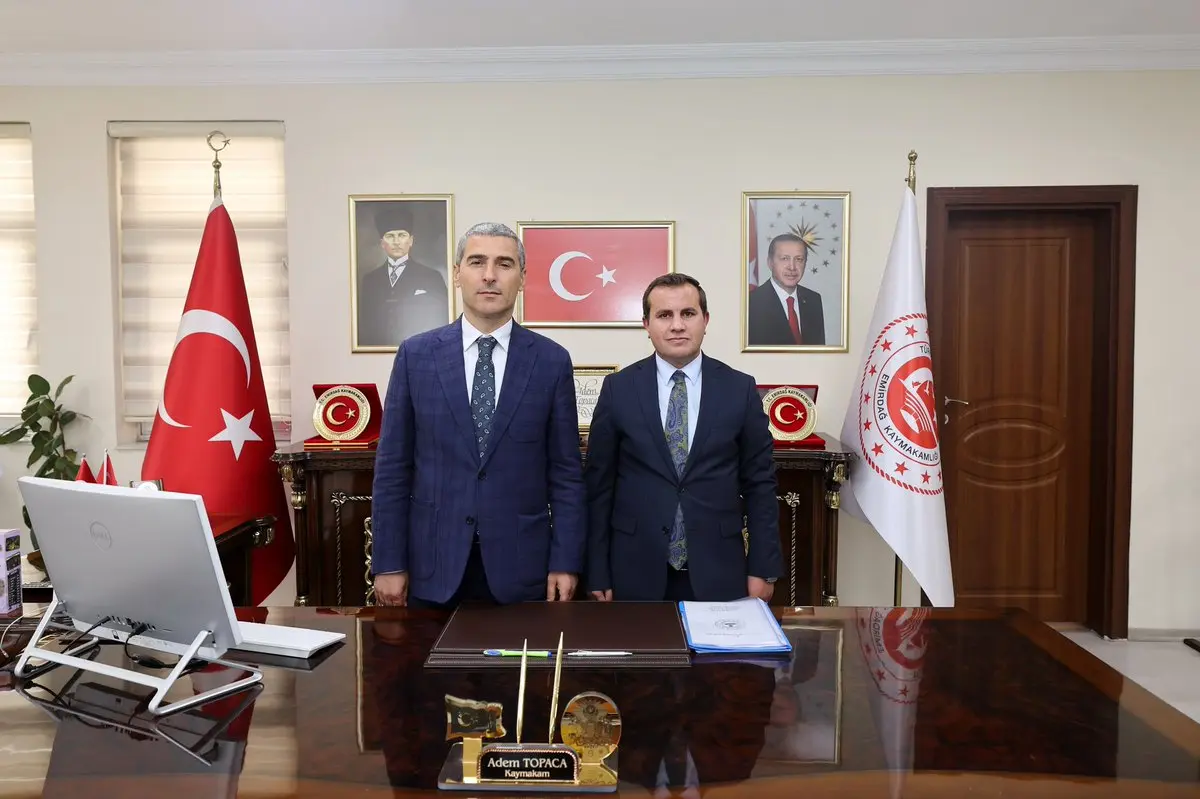 Emirdağ Kaymakamı'na Hayırlı Olsun Ziyareti
