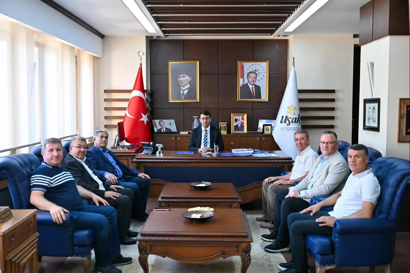 Uşak Valisi, esnaf kooperatifi ziyaretini duyurdu