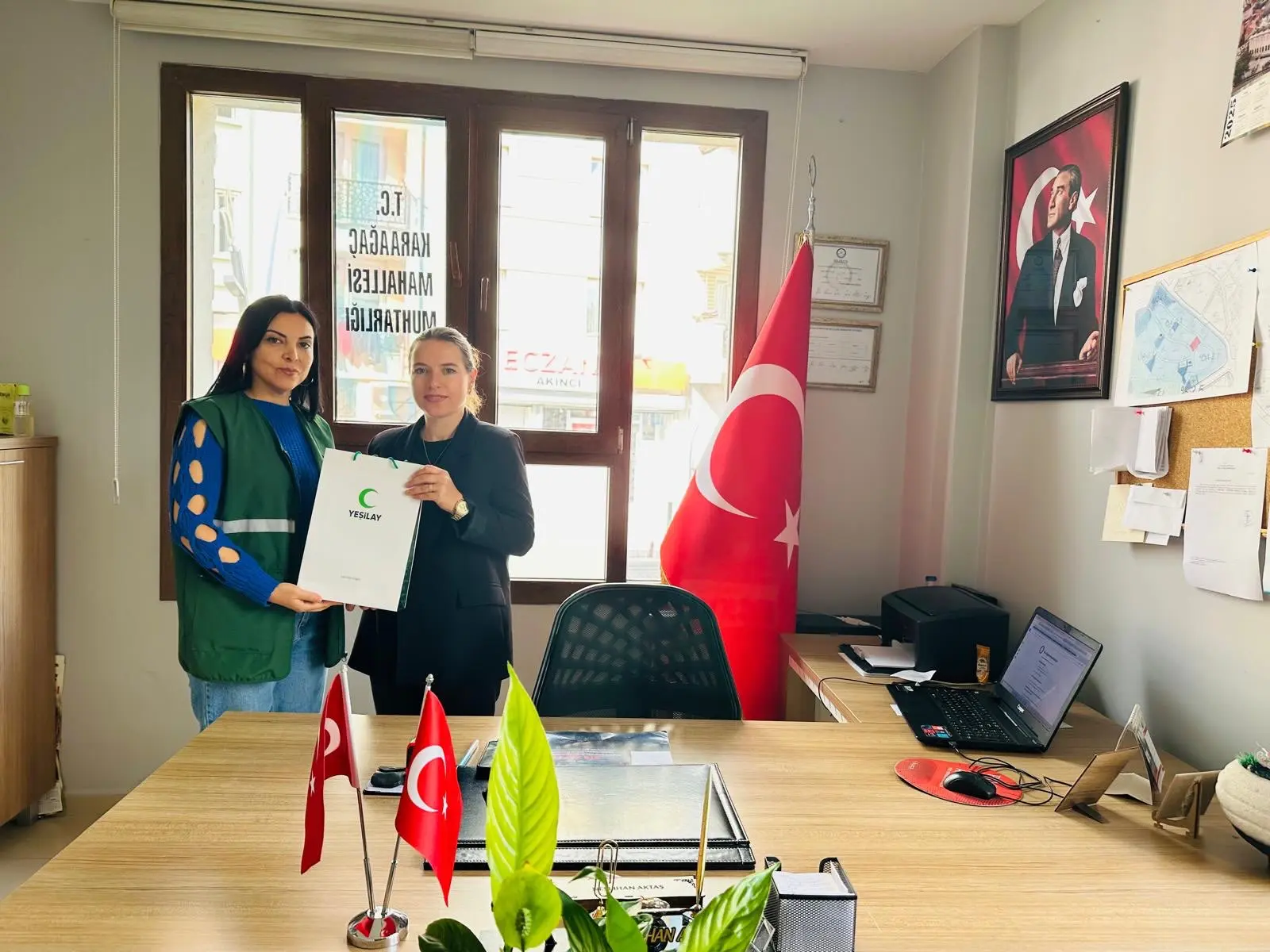 Muhtarlar Günü'nde anlamlı ziyaret gerçekleştirildi