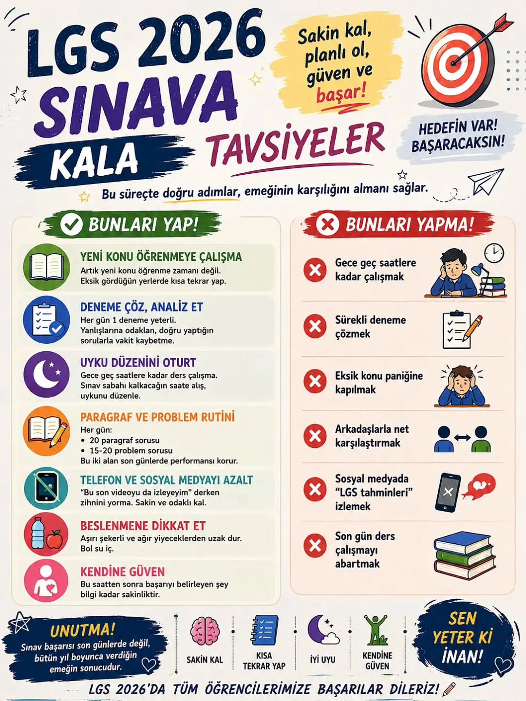LGS Hazırlık Sürecine Dair Öneriler