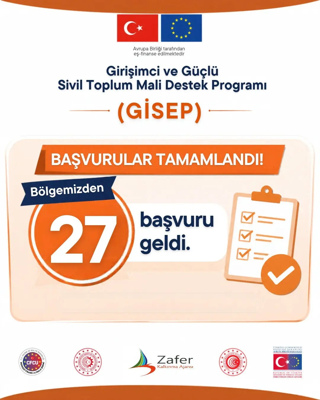 GİSEP Başvuru Süreci Tamamlandı