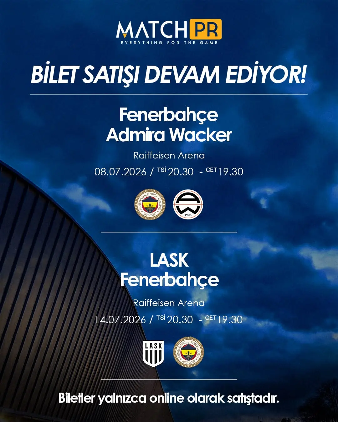 Fenerbahçe, Avusturya kampı hazırlık maçlarını duyurdu