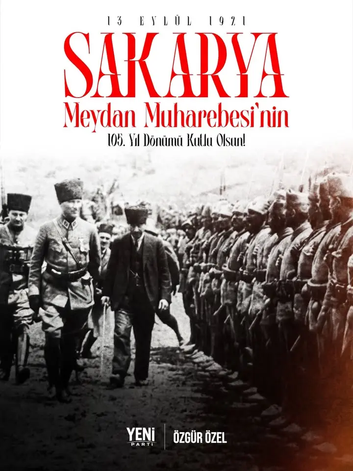 Sakarya Zaferi'nin 105. Yıl Dönümü Anıldı