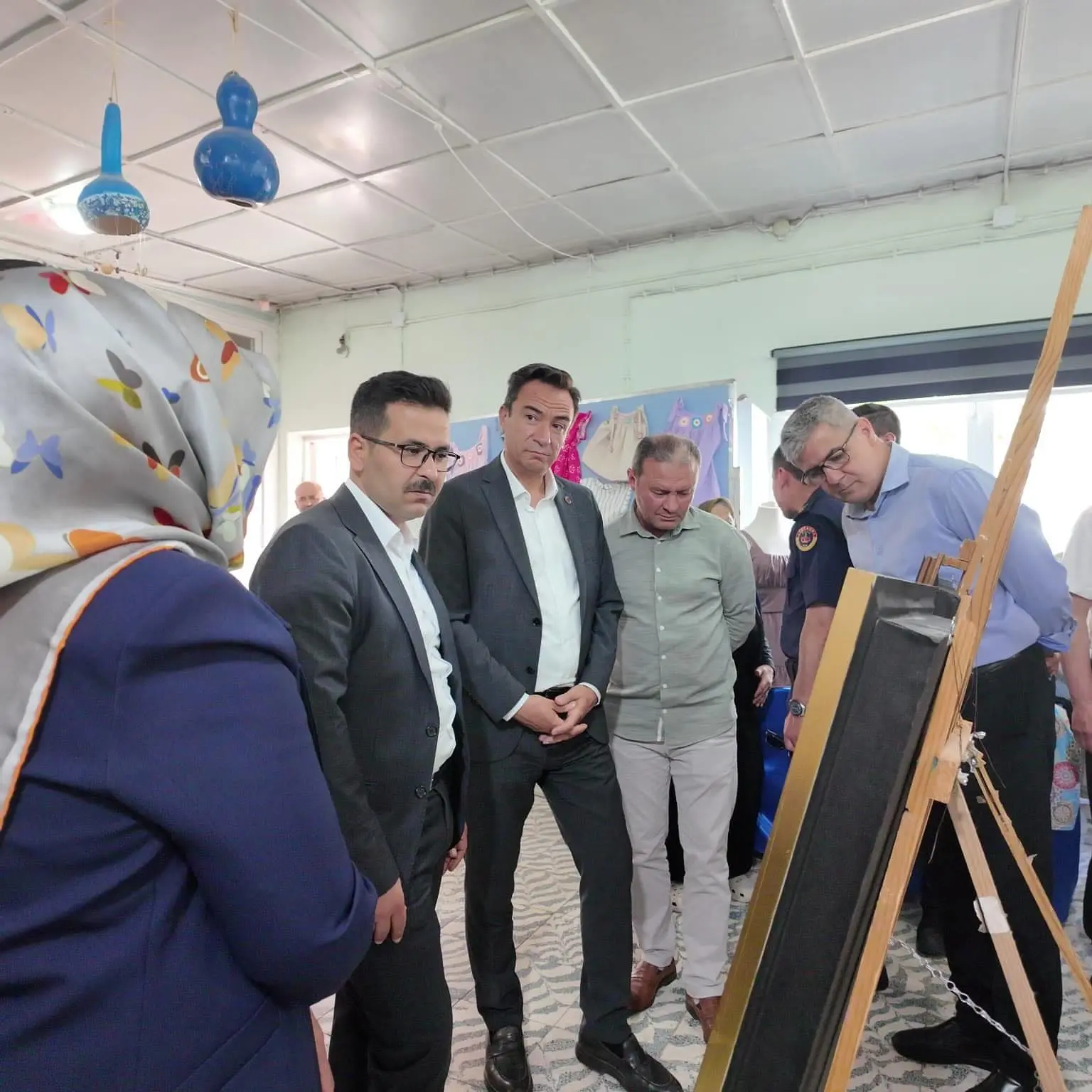 Yeşilova Halk Eğitim Merkezi'nde sergi açılışı yapıldı