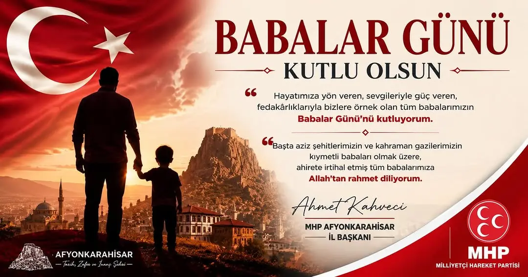 Babalar Günü'nde babalar kutlandı