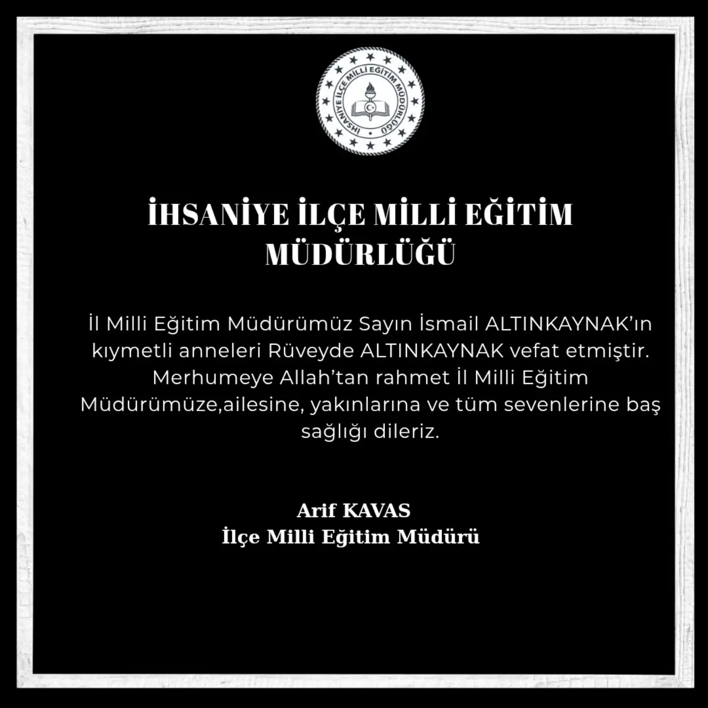 Afyonkarahisar'da Eğitim ile İlgili Duyuru Yapıldı