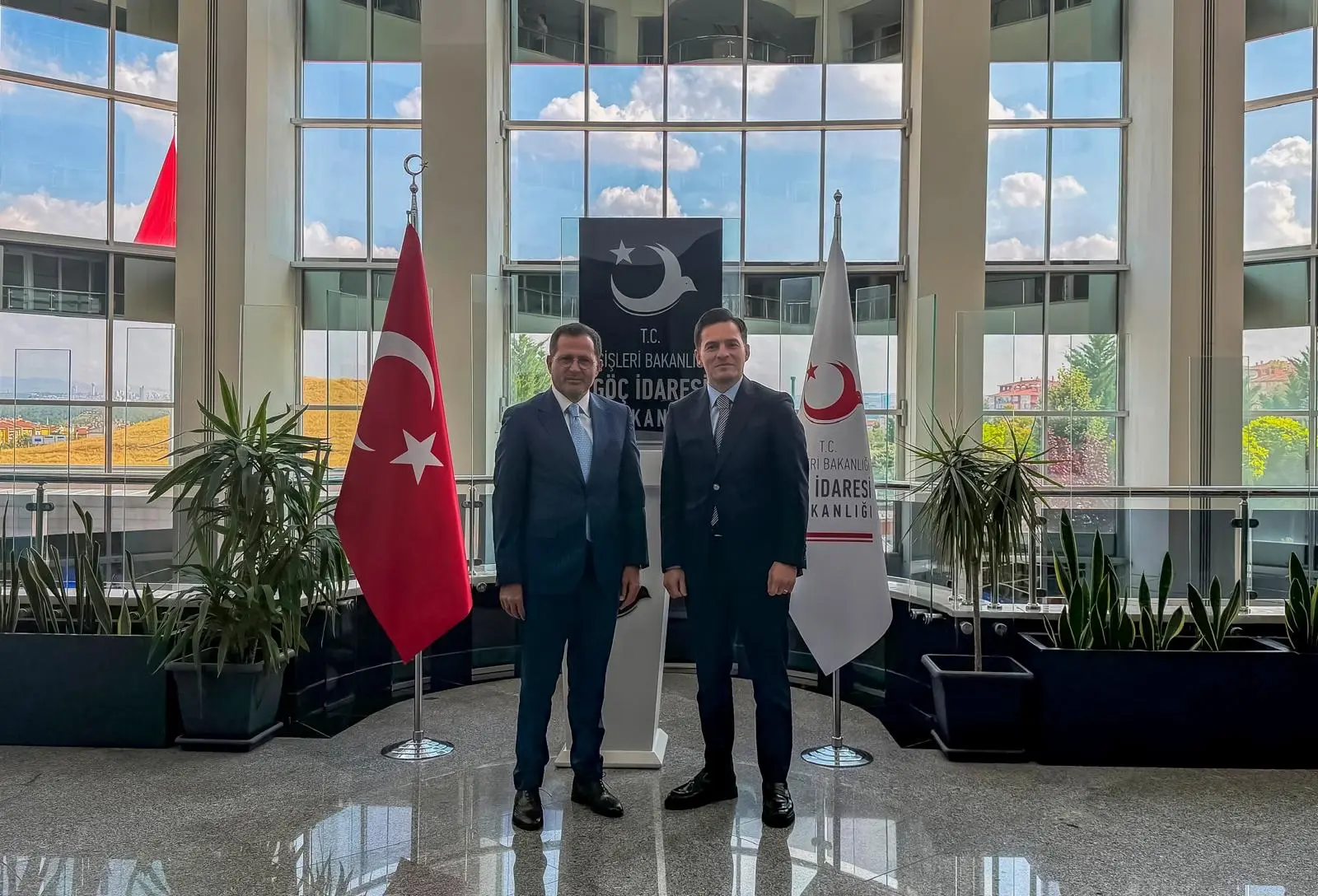 Göç İdaresi Başkanı'na hayırlı olsun ziyareti