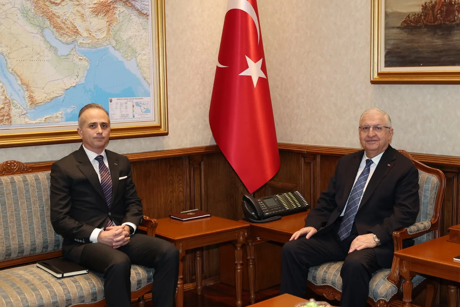 Bakan Güler, Büyükelçiyi Kabul Etti