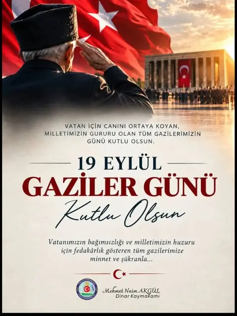 19 Eylül Gaziler Günü mesajı yayımlandı