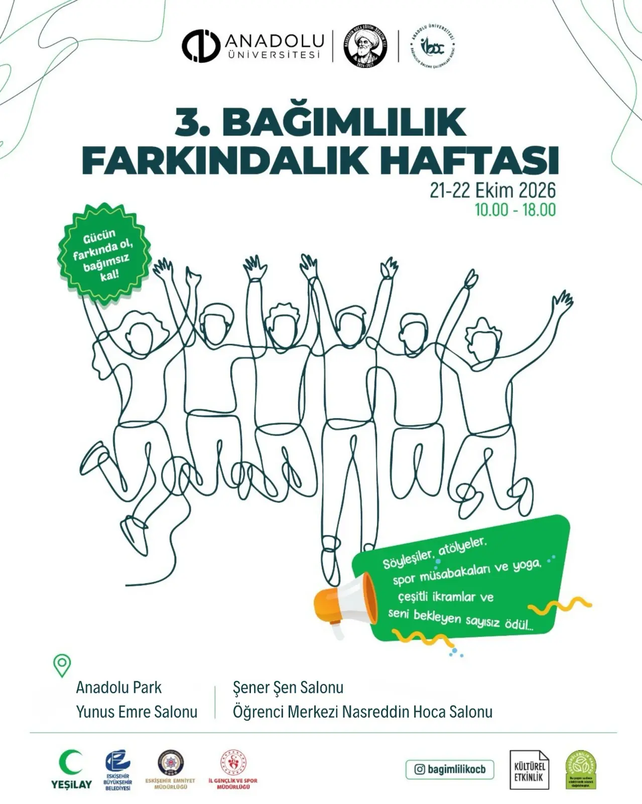 Bağımlılık Farkındalık Haftası Başlıyor