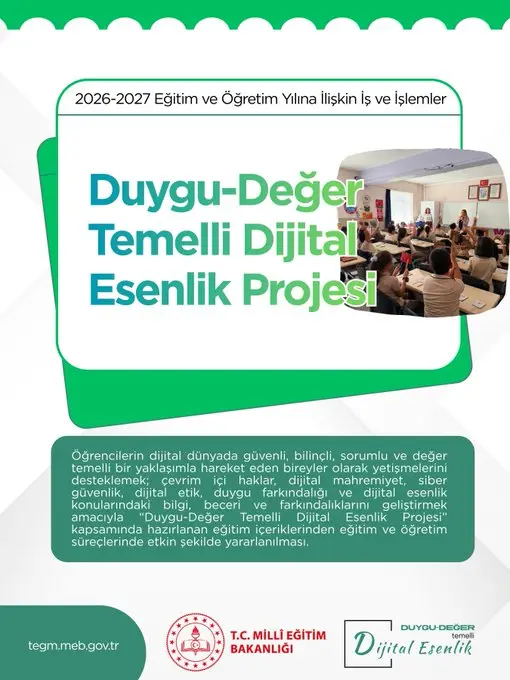 Dijital Esenlik Projesi ile eğitim desteklenecek
