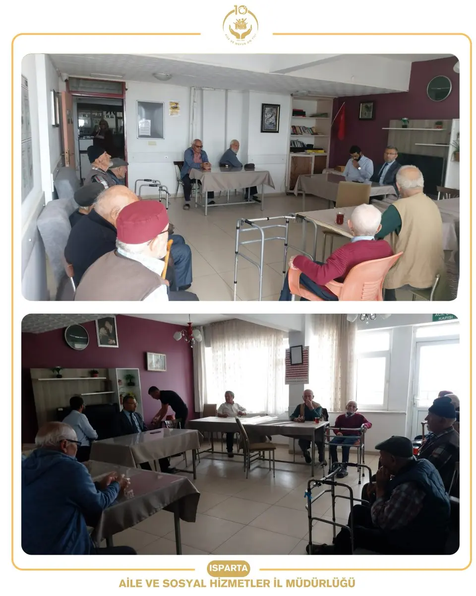 Eğirdir Huzurevi'nde Dini Sohbet Programı Düzenlendi