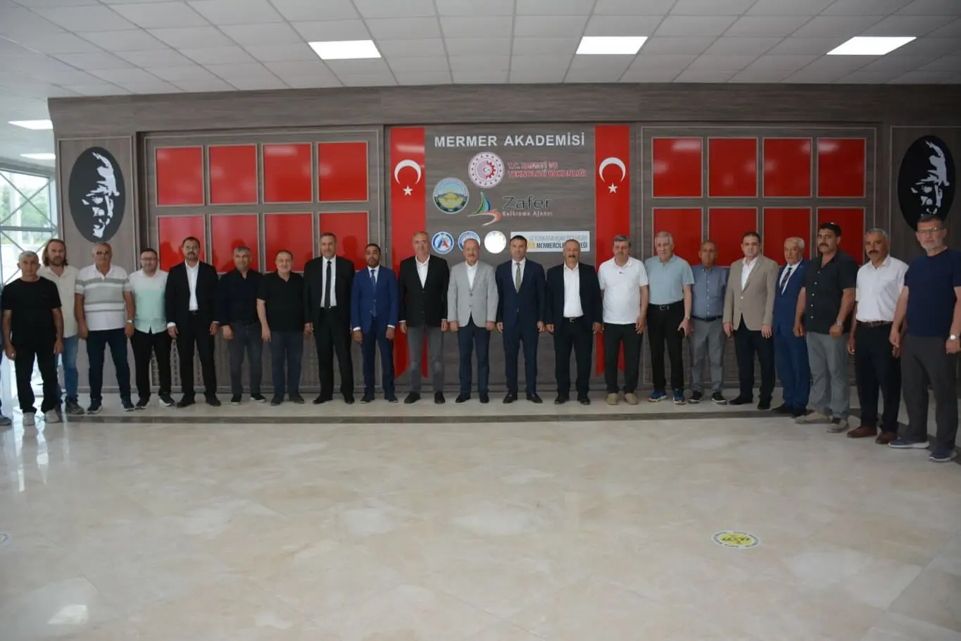İscehisar'da Mermer Sektörü Temsilcileriyle Toplantı
