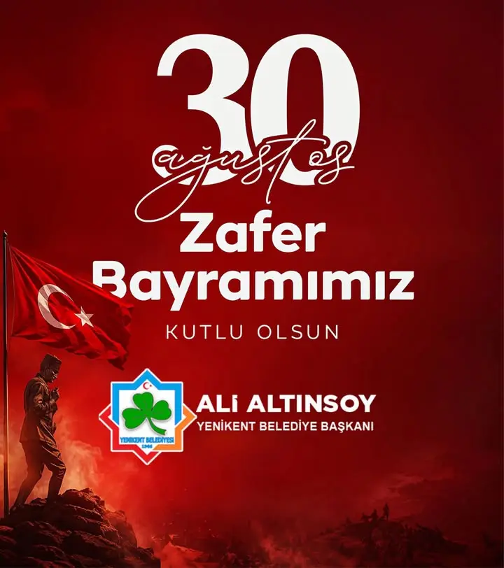 Yenikent Belediyesi'nden Zafer Bayramı mesajı