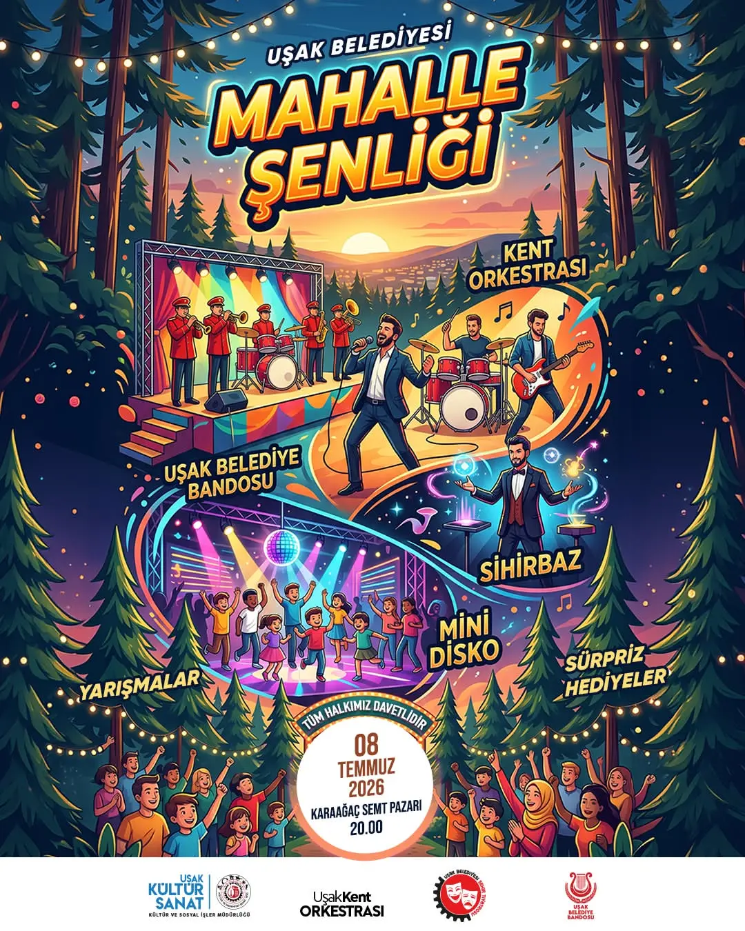 Uşak'ta Mahalle Şenliği Heyecanı