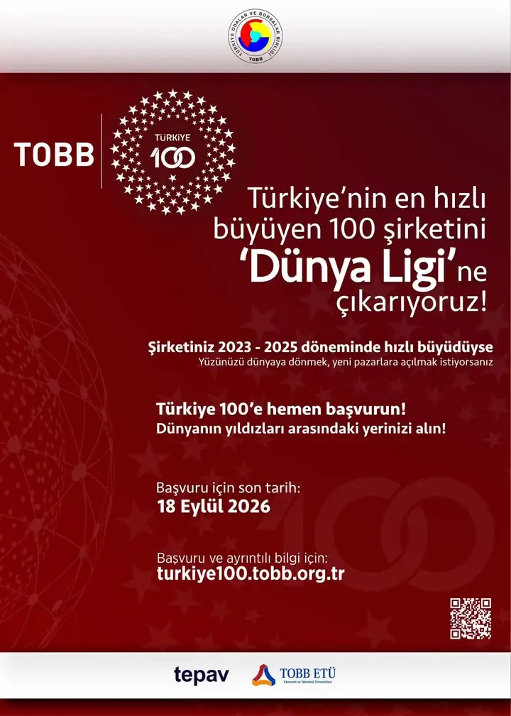 Türkiye'nin Hızla Büyüyen 100 Şirketi Aranıyor