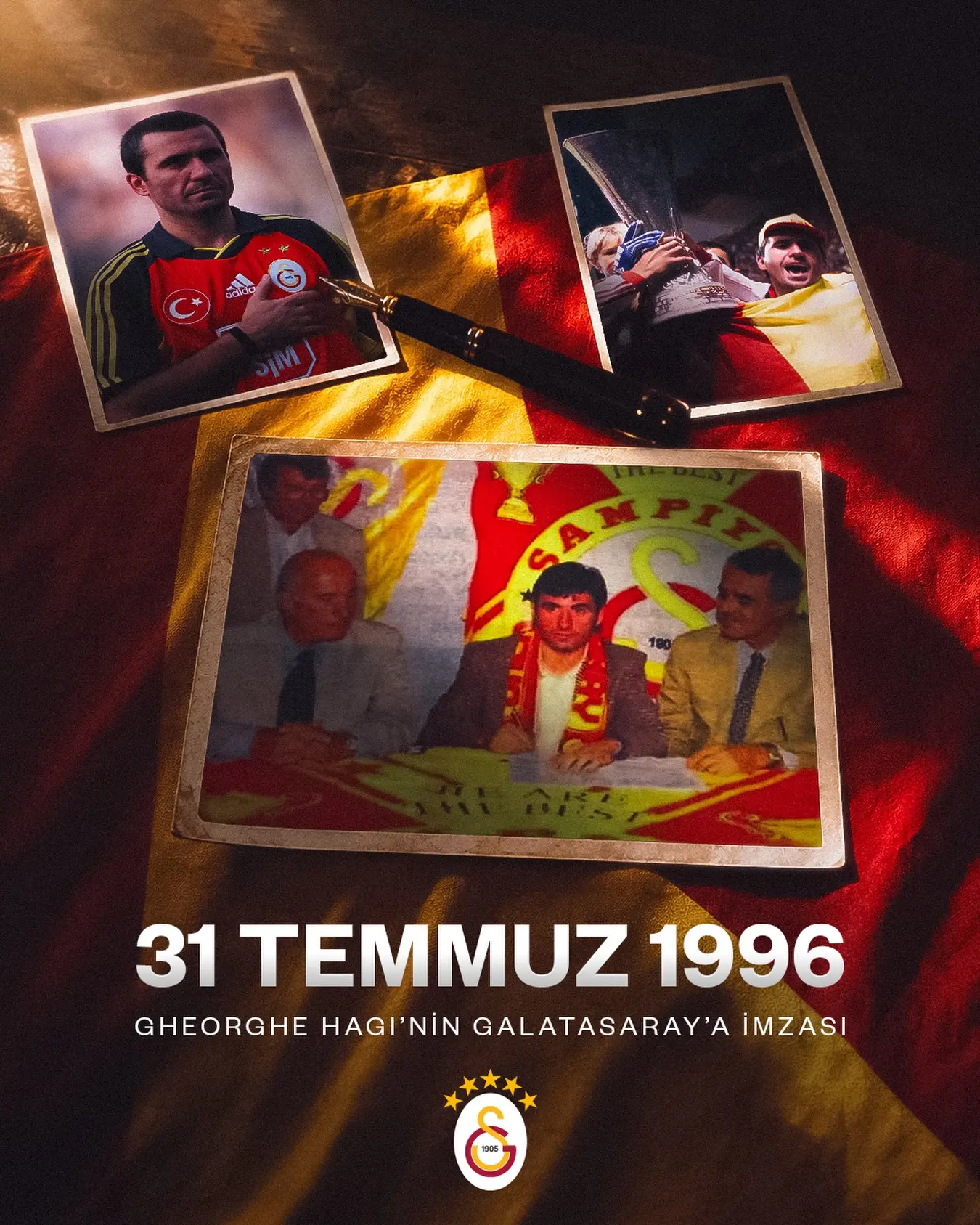 Gheorghe Hagi'nin Galatasaray'a İmzası