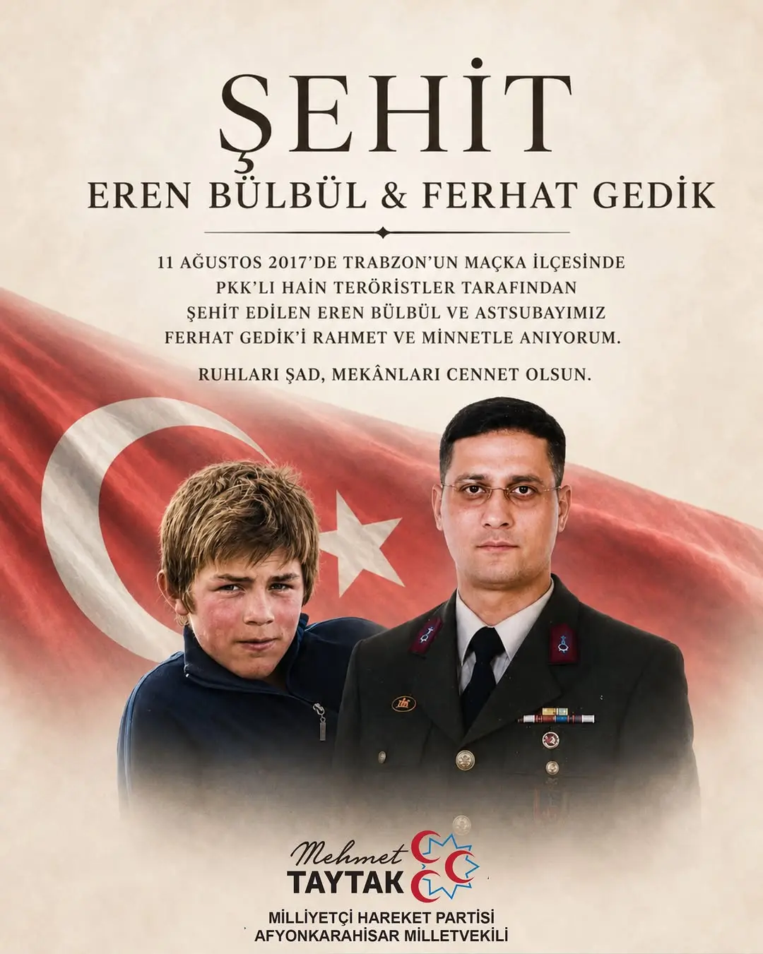 Eren Bülbül ve Ferhat Gedik anıldı