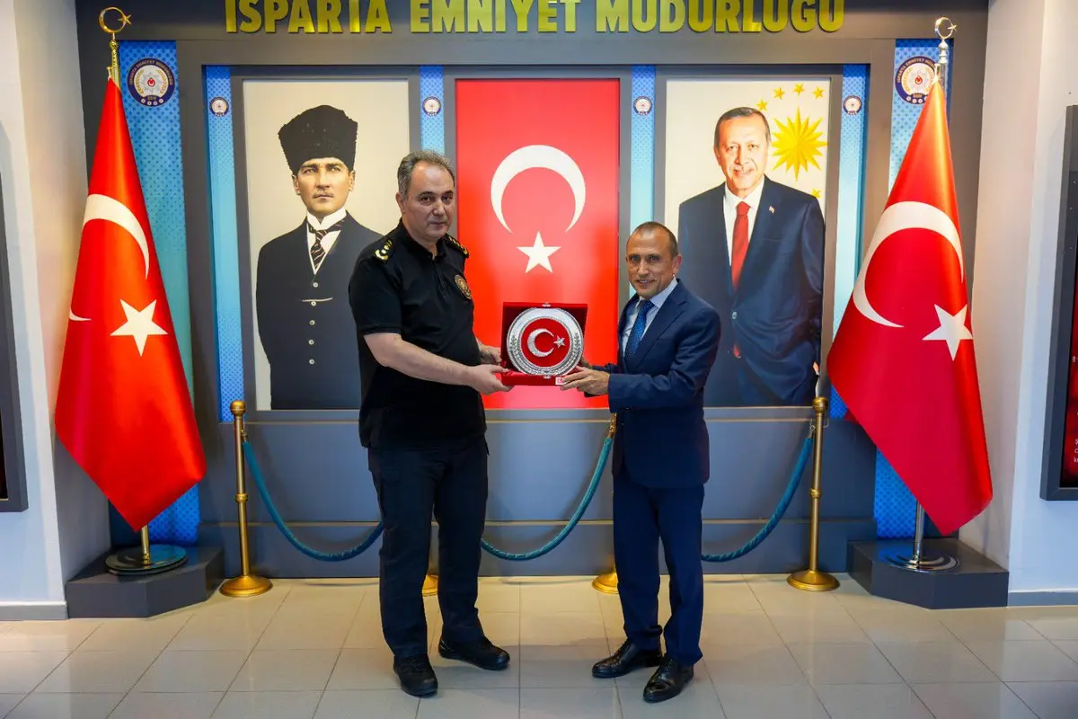 Cemil Kılınç'tan Isparta Emniyet Müdürü'ne Veda Ziyareti