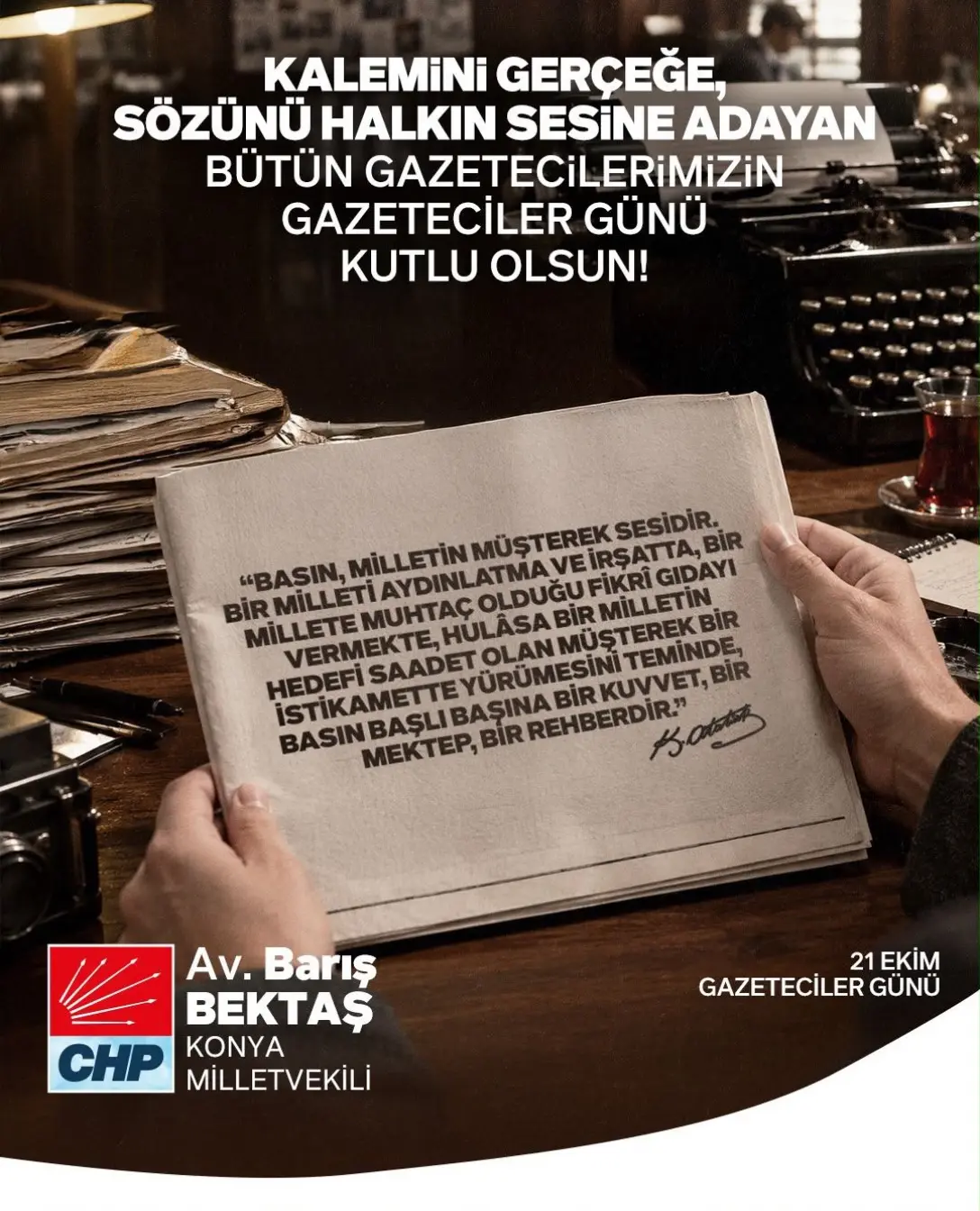 Gazeteciler Günü Kutlaması