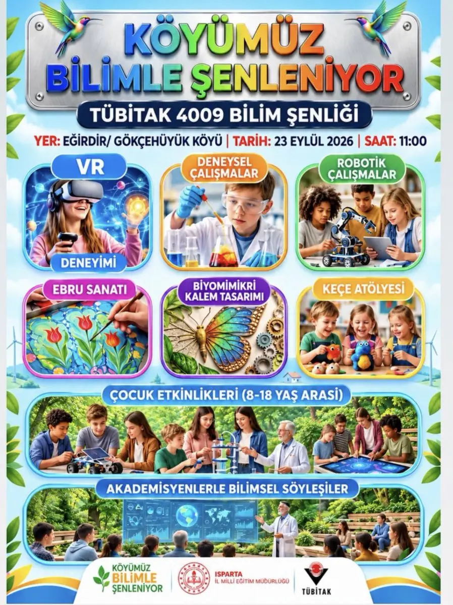 Gökçehüyük'te Bilim Şenliği Düzenleniyor