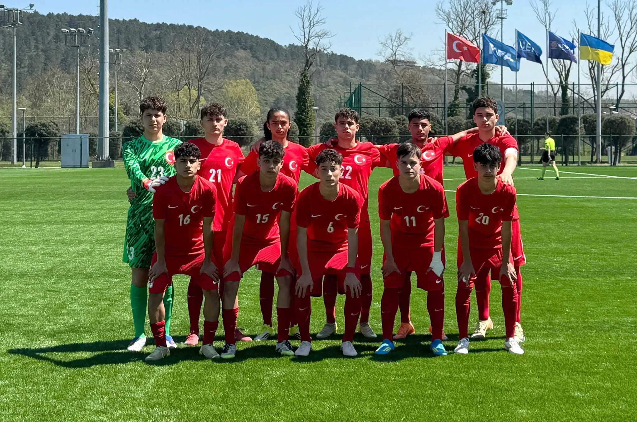 U15 Milli Takım, Ukrayna'ya 2-1 mağlup oldu