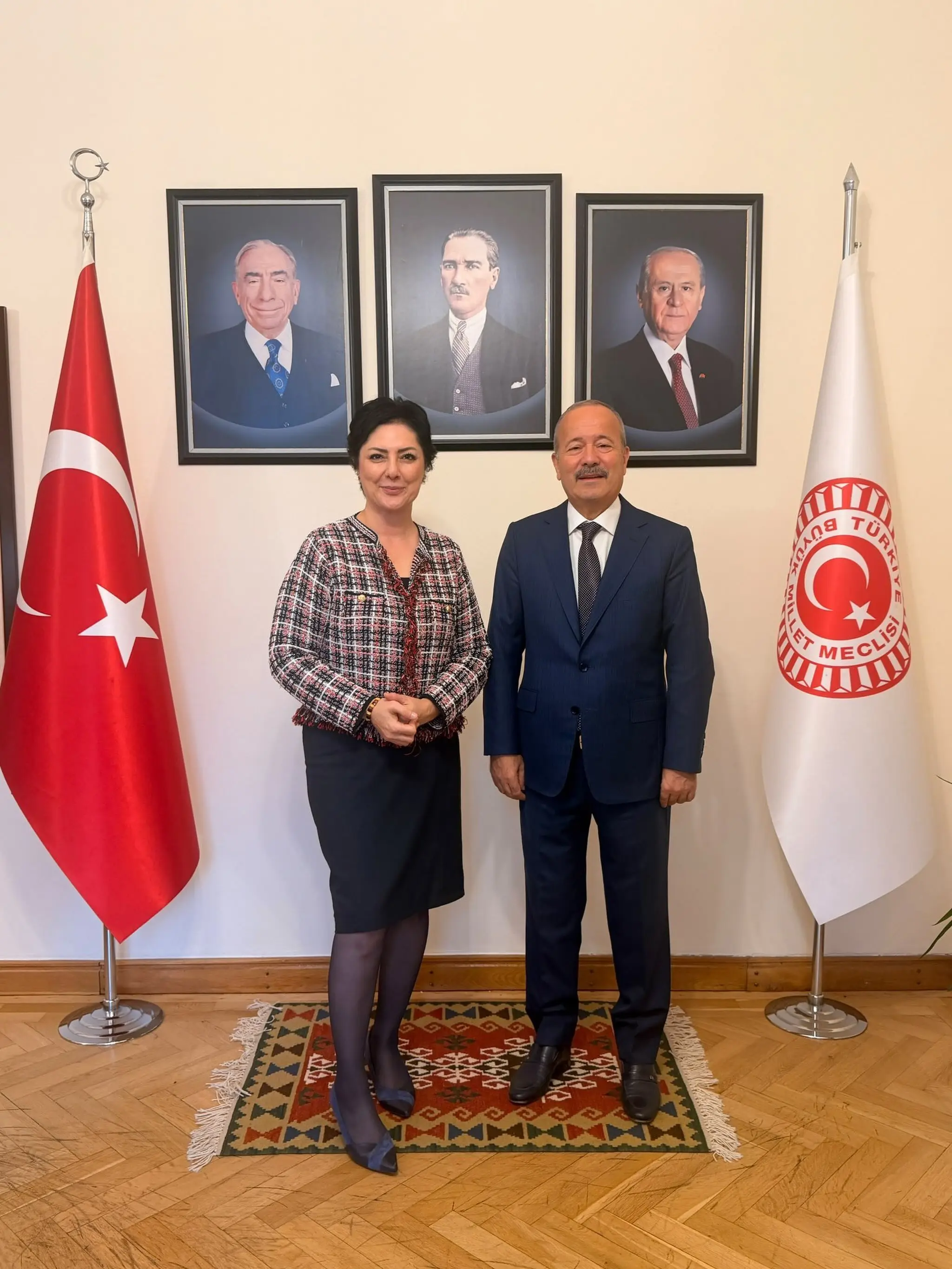 TBMM'de Ziyaretler Devam Ediyor