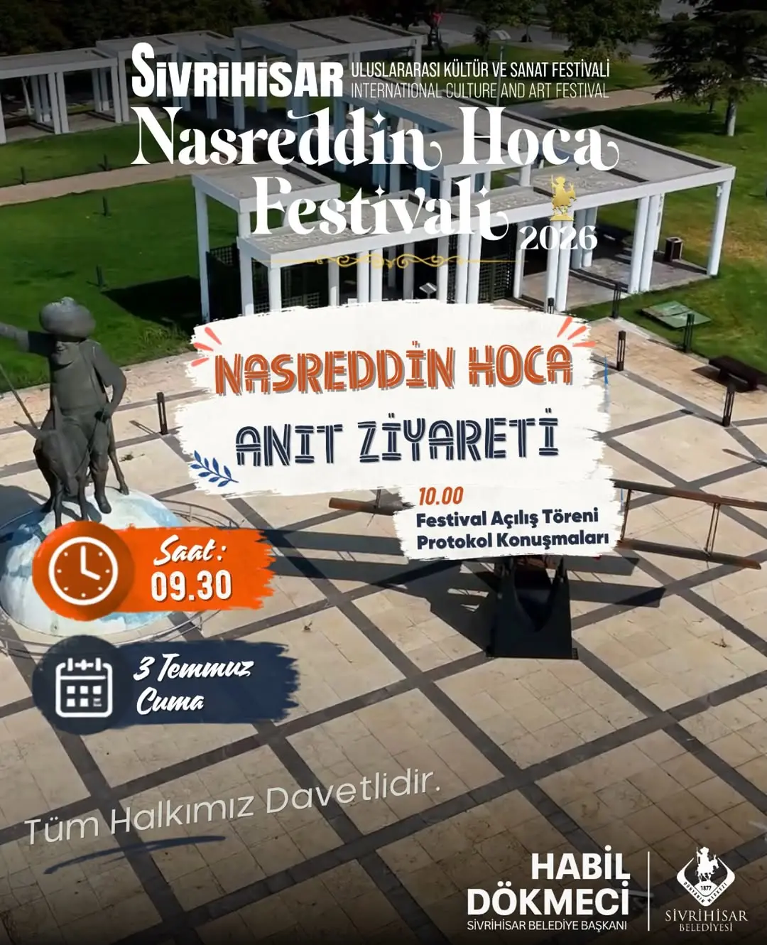 Sivrihisar'da Nasreddin Hoca Festivali Başlıyor