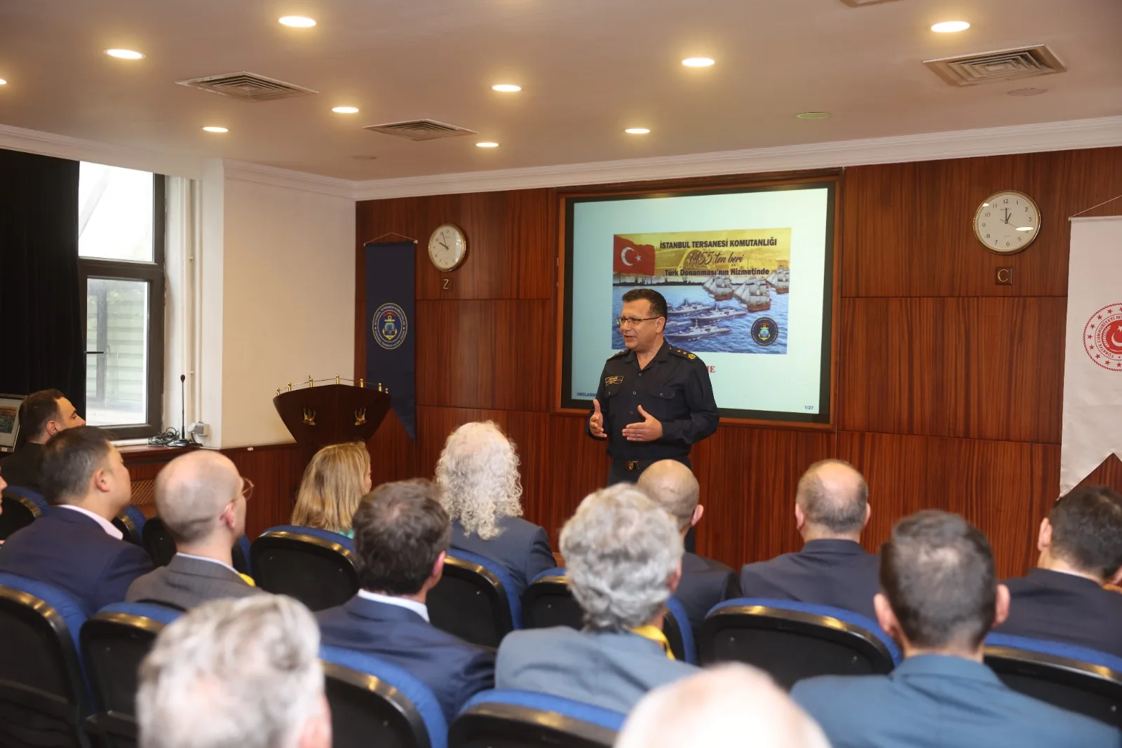 NATO Destek ve Tedarik Ajansı İstanbul Donanma Komutanlığı'nı Ziyaret Etti