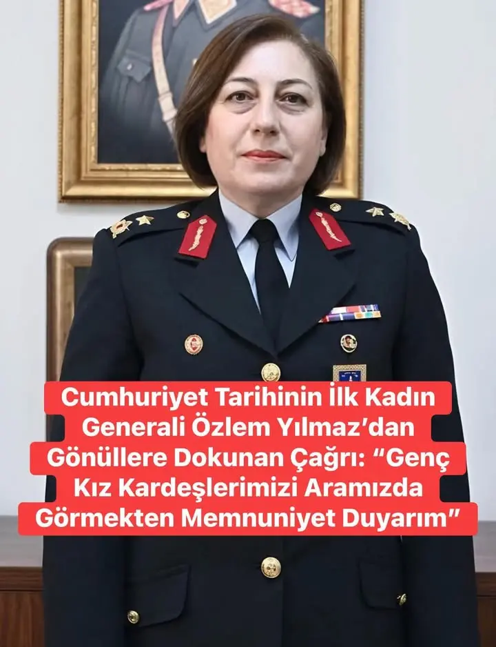 Özlem Yılmaz'dan genç kadınlara subay çağrısı