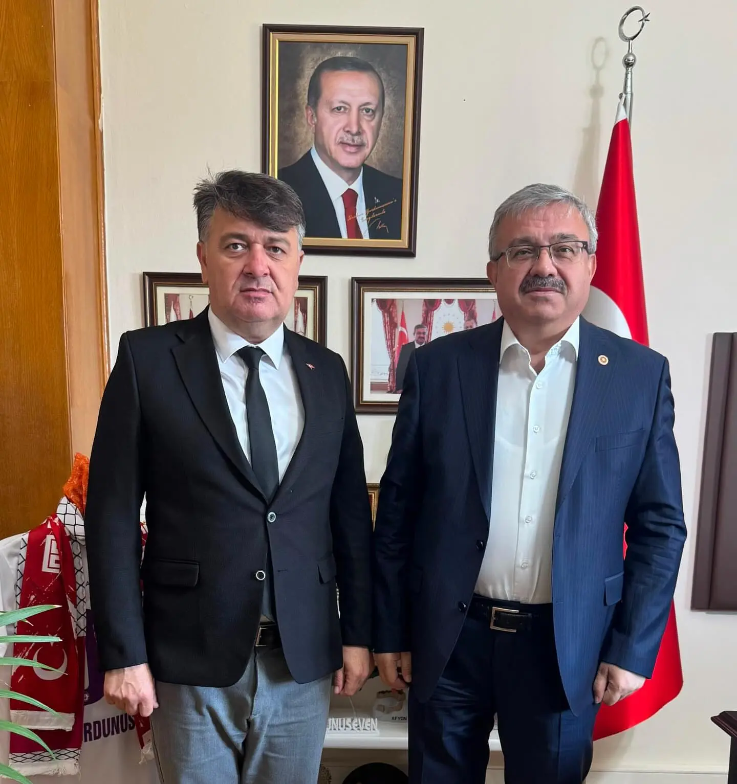 İbrahim Yurdunuseven, İbrahim Karataş'ı ağırladı