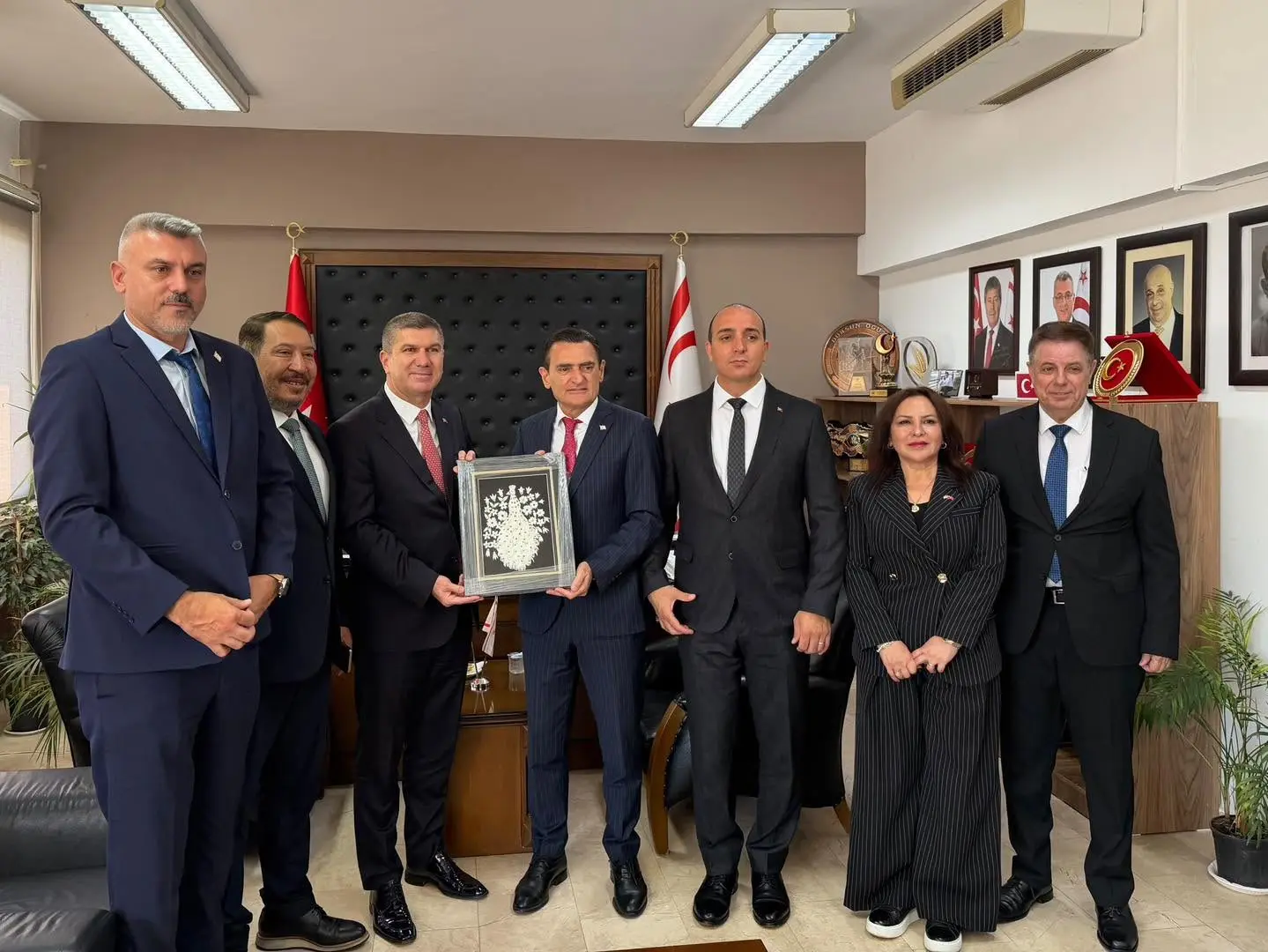 Dinar Belediyesi'nden KKTC Ziyareti