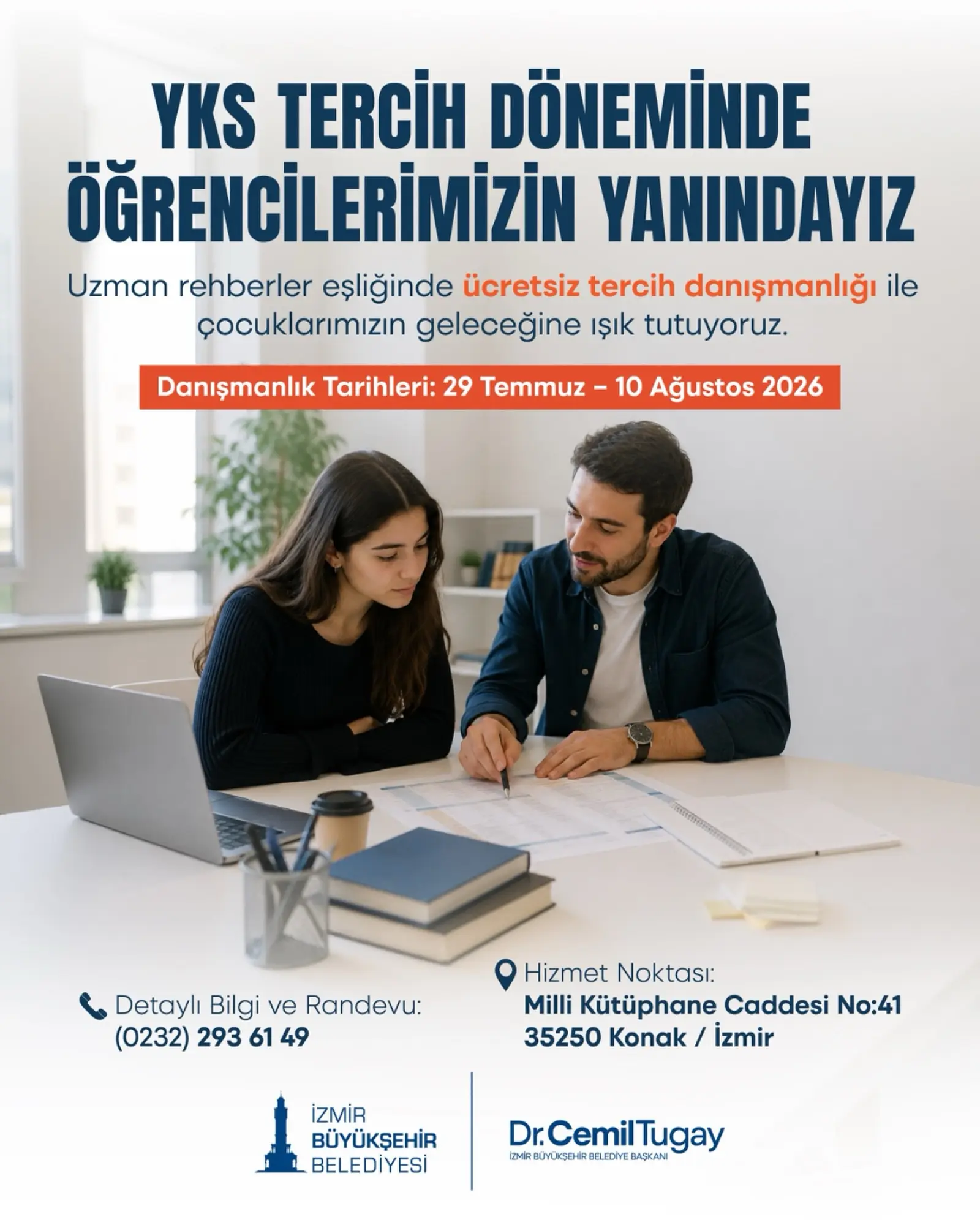 Ücretsiz tercih danışmanlığı hizmeti başladı