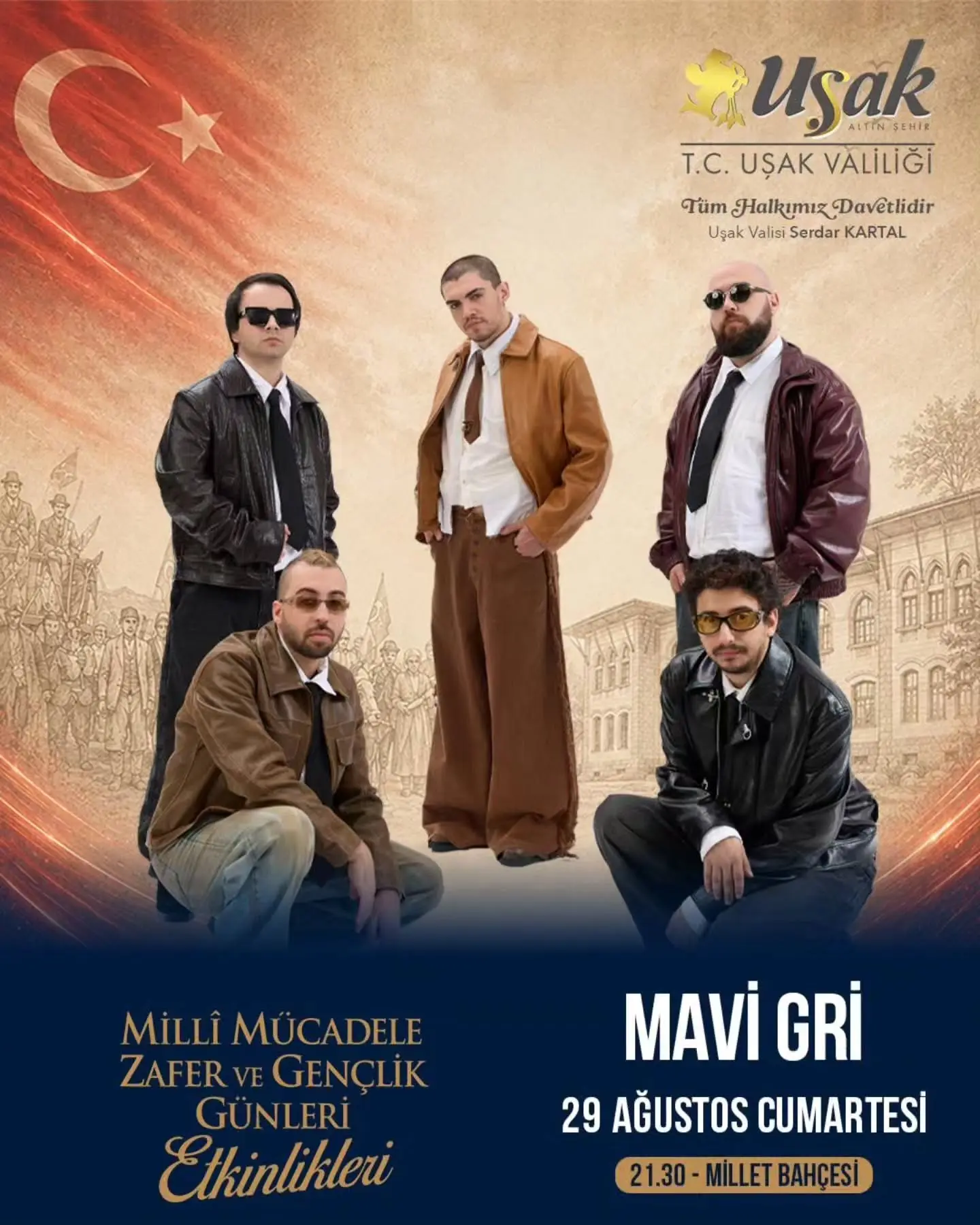 Mavi Gri Konseri Uşak'ta Gerçekleşecek