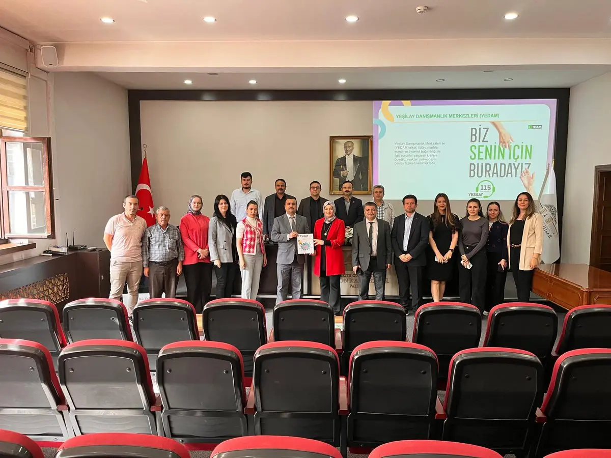 Bağımlılık konularında bilgilendirme sunumu yapıldı