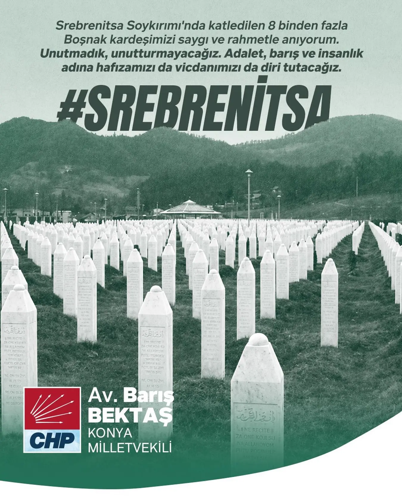 Srebrenitsa Soykırımı'nda kaybedilenler anıldı